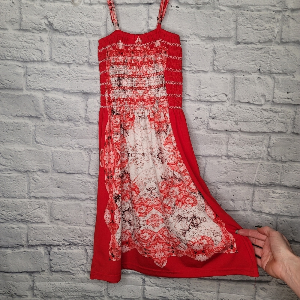 Red & White Sundress  (Girls S)